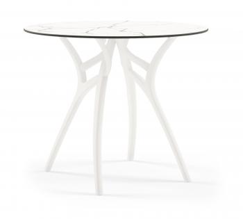 Ivy-L Tisch Ø77 cm Marmorweiß